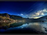 Late autumn of Zeeller See. Austria. Late autumn of Zeeller See. Austria.