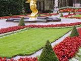 Schloss Linderhof, angelo dorato, Bayern, agosto 1995 Schloss Linderhof, angelo dorato, Bayern, agosto 1995