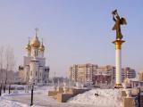 Памятник "Добрый ангел мира" и Собор Памятник "Добрый ангел мира" и Собор