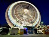 Ferris wheel "Moscow-850" at night Ferris wheel "Moscow-850" at night
