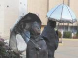 Sculptural group Umbrella IV-Esernyősök szoborcsoport IV