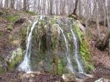 водопад Радужный морозной осенью
