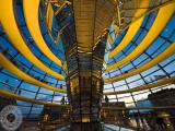 under the cupola of the Reichstag under the cupola of the Reichstag