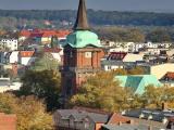 Schwerin, Blick vom Dom zur Schelfkirche Schwerin, Blick vom Dom zur Schelfkirche