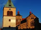 Kouřim kostel sv. Štěpána a zvonice Kouřim kostel sv. Štěpána a zvonice