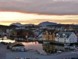 Florø i soloppgang Florø i soloppgang