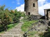 Střekov castle, castle tower