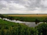 Ока. Вид с монастыской стены. Белев. Ока. Вид с монастыской стены. Белев.