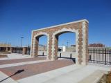 Coleman Company arches (or replicas of), from old Coleman Company plant, Wichita, KS