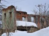Развалины усадьбы Арманд в Ельдигино