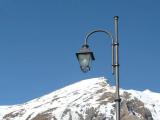 La Thuile, lampione sul ghiacciaio La Thuile, lampione sul ghiacciaio