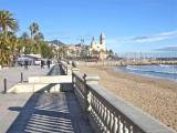 Sitges. Passeig Ribera. Sitges. Passeig Ribera.