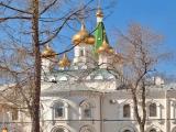 Весна в Воскресенском Новодевичьем монастыре. Spring in the Novodevichy Convent. Весна в Воскресенском Новодевичьем монастыре. Spring in the Novodevichy Convent.