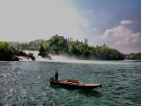 Angeln am Rheinfall