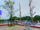 Am Schulschiff "Deutschland" in Bremen-Vegesack