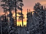 Luosto sunset