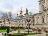 С-Петербург. Новодевичий монастырь. Афонская церковь. С-Петербург. Новодевичий монастырь. Афонская церковь.