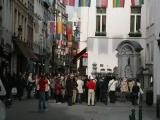 Manneken Pis and tourists
