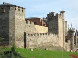 castillo de los Templarios visto desde el otro lado castillo de los Templarios visto desde el otro lado