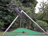 Памятник легендарному вратарю Л.И. Яшину. Monument of legendary goalkeeper LI Yashin. Памятник легендарному вратарю Л.И. Яшину. Monument of legendary goalkeeper LI Yashin.