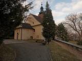 Tábor - Park Pod Kotnovem - View NE on Kostel sv. Filipa a Jakuba