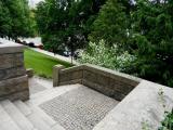 The stair behind the St.Michael Church, to Sairashuoneenkatu street.