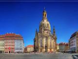 Frauenkirche Dresden, built 1726 - 1743, destroyed in WWII, rebuilt 2005 Frauenkirche Dresden, built 1726 - 1743, destroyed in WWII, rebuilt 2005