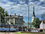 Église Saint Olav, depuis l'extérieur du Vieux Tallinn. Église Saint Olav, depuis l'extérieur du Vieux Tallinn.