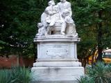 Statue dedicated to the founders of the Istituto Negrone, Vigevano Statue dedicated to the founders of the Istituto Negrone, Vigevano