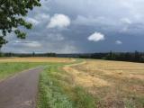 Dreigende lucht boven Nagoldsperre Dreigende lucht boven Nagoldsperre