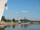 Submarine with Königsberg  Dom in the background