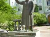 Monument of Sholem Aleichem on Rognedinskaya street