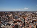 The view from the tower of El Miguelete The view from the tower of El Miguelete