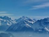 Villars-sur-Ollon      (Vue sur le Mont-Blanc)