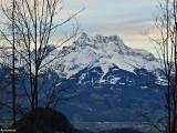 Dents du Midi im Abendlicht| Leysin Dents du Midi im Abendlicht| Leysin