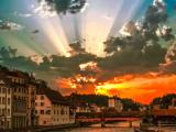 Sunset Lucerne, Switzerland