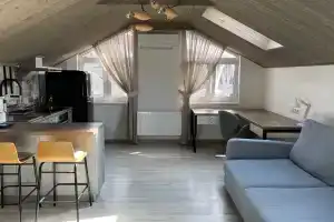 Dark wood apartment