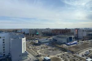 Евродвушка с панорамным видом на город рядом Лапландия, Перенатальный, Кемерово