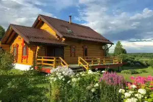 Уютный дом с баней в Суховке