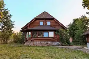 Уютный коттедж на берегу озера Нарочь в Занарочи