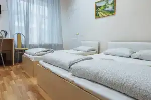 Семейный апартамент с санузлом и душевой кабиной до 4-х человек, Москва