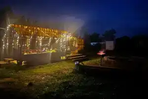 Домик с лаунж зоной