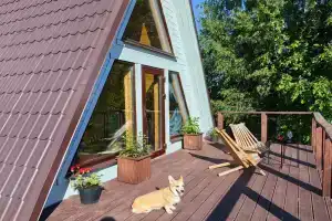 Частный дом «A-frame с сауной у Игоры»
