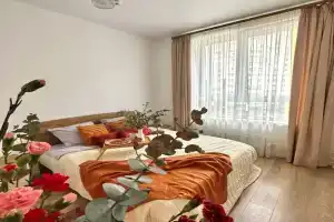 Светлая уютная трехкомнатная квартира, Москва