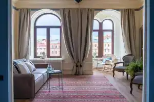 D apartments c 2-мя спальнями, эркером и видом на Фонтанку №26, Санкт-Петербург