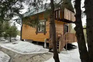 Дом с сауной на участке с хвойным лесом, Усть-Мана