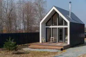 Fanza House - домик с сауной, камином, проектором и беседкой