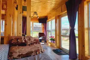 Уютный загородный дом с баней и чаном, Храброво