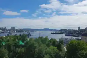 Уютная светлая квартира-студия в самом центре Владивостока