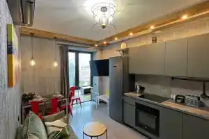 Уютный апартамент Prime Grey в ЖК Савеловский Сити в центре Москвы, Москва